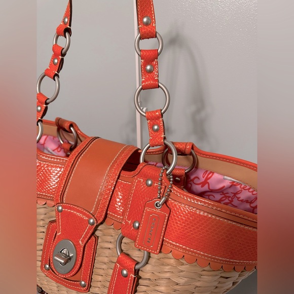 Limited Edition Rare Coach Jasmine XL Tote - Picture 9 of 14